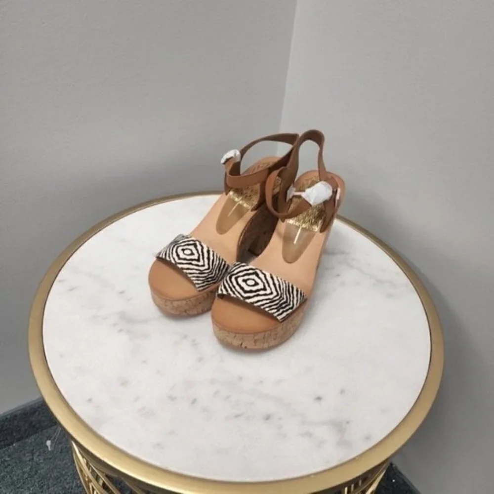 Dolce Vita Randi Calf Hair Platform Sandal